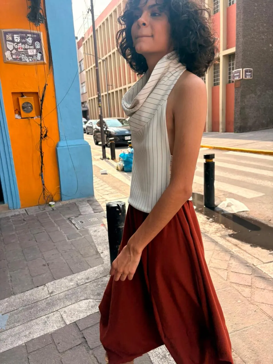 Chaleco de punto Marfil, foto 2