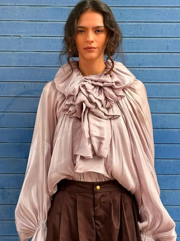 Blusa de olanes Lavanda, foto 1