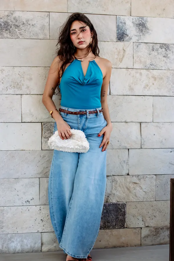 Top halter Turquesa, foto 1