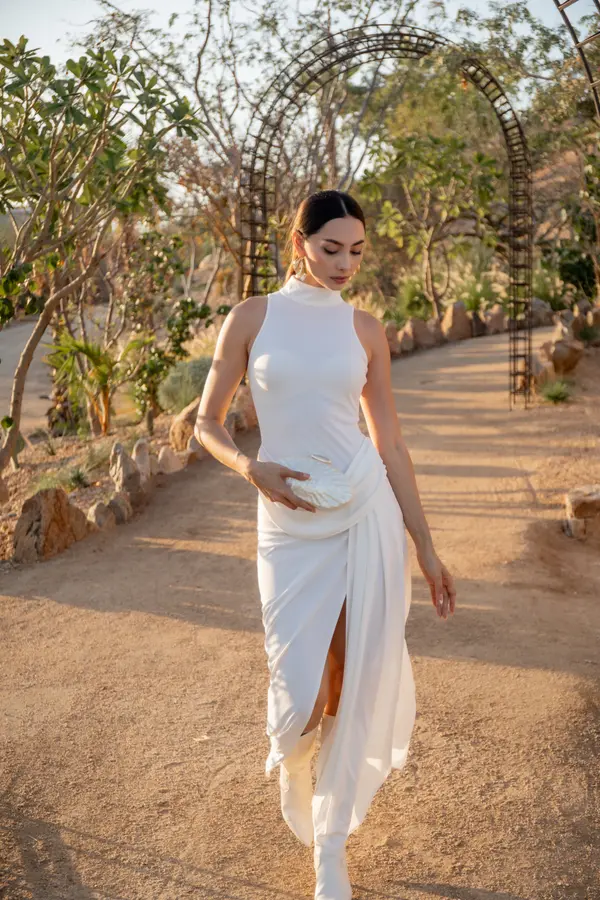 Vestido halter Marfil, foto 1