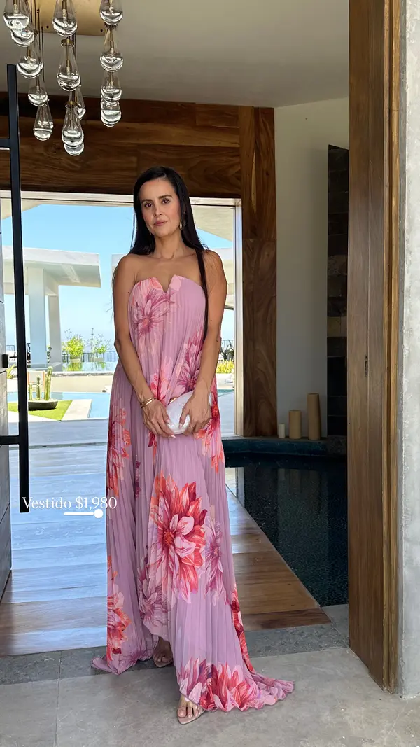 Vestido floral Rosa, foto 1