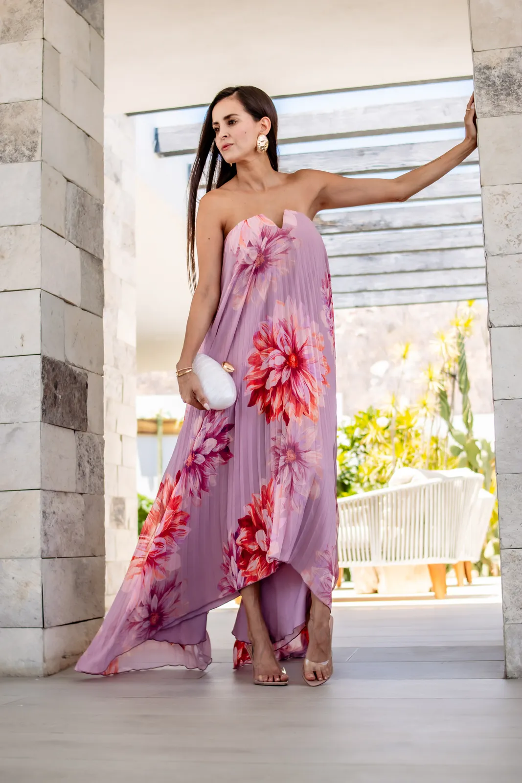 Vestido floral Rosa, foto 3
