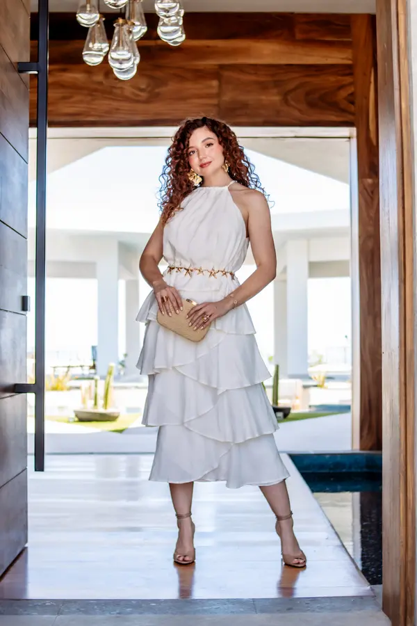 Vestido olanes Blanco, foto 2
